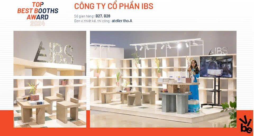 Chứng nhận Top Best Booths Award 2024 của IBS